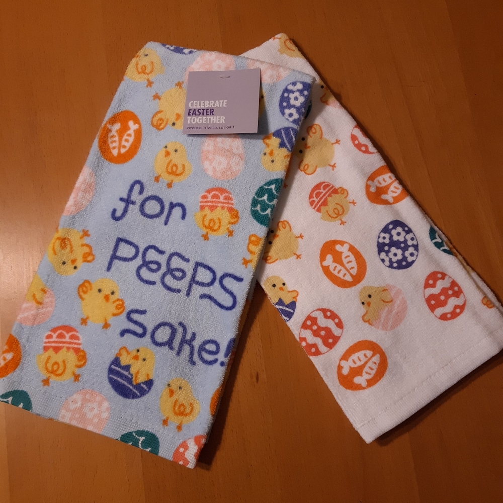 Easter themed hand towels